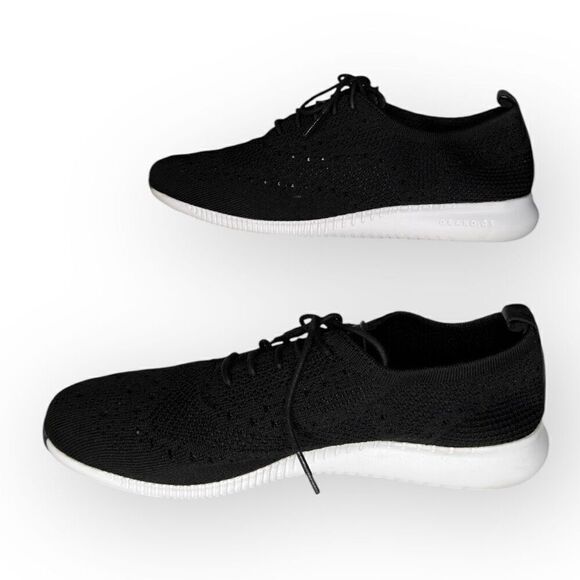 Cole Haan Womens 2.ZeroGrand Lace-up Wingtip Stitchlite Oxford Black Size 9.5B - Picture 3 of 7